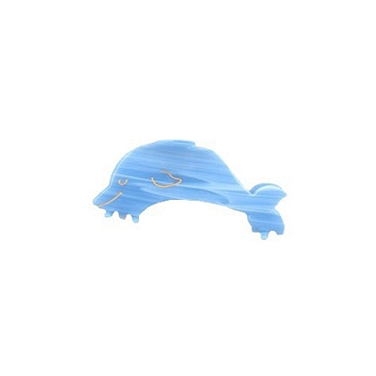 Cute Dolphin Cellulose Acetate Claw Hair Clips, for Women Girl Thick Hair