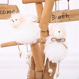 Cute Doll Hanging Pendant Sheep Craft Ornament, Easter Decorations