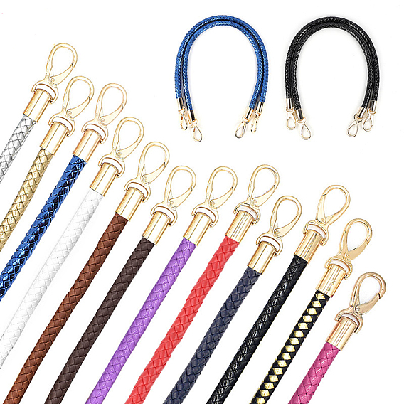 Imitation Leather Bag Strap, with Swivel Clasps, for Bag Replacement Accessories