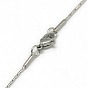 Trendy Unisex 304 Stainless Steel Coreana Chain Necklaces, with Lobster Claw Clasps, 19.7 inch (500mm)