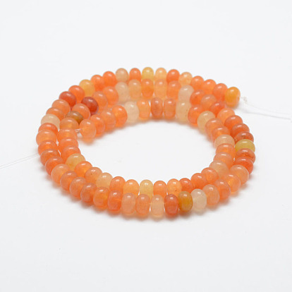 Mixed Natural Gemstone Beads Strands, Rondelle