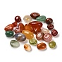 Cuentas de pepitas teñidas de ágata natural, perlas sin perforar / sin orificios, piedra caída, gemas de relleno de jarrones