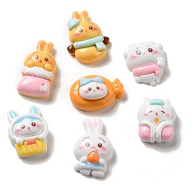 Rabbit Theme Opaque Resin Decoden Cabochons
