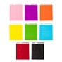 80 шт 8 цвета экологически чистые крафт-бумажные пакеты, подарочные пакеты, прямоугольные