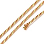 Cordon filigrane polycoton, corde tressée, avec bobine en plastique, pour accrocher au mur, artisanat, emballage cadeau