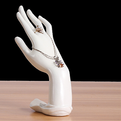 Présentoirs de bijoux en résine façonnés à la main, présentoir à bijoux pour le rangement des bagues et des bracelets