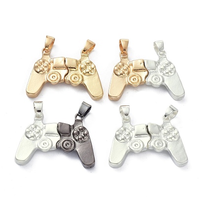 Alloy Magnetic Friendship Controller Necklace Set, Magnet Game Console Handle Pendants, for Friend Couples Gift