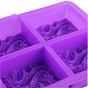 Moules en silicone de savon de bricolage, pour la fabrication de savons artisanaux, rectangle avec motif de vagues