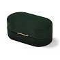 Rectangle Velvet Couple Rings Box, with Flip Cover, for Jewelry Storage Organizer Display Gift Packaging