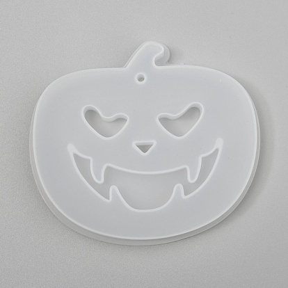 Хэллоуин diy jack-o-lantern кулон силиконовые формы, формы для литья смолы, для уф-смолы, изготовление ювелирных изделий из эпоксидной смолы