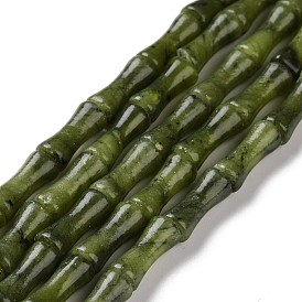 Natural Xinyi Jade/Chinese Southern Jade Beads Strands, Bamboo Stick