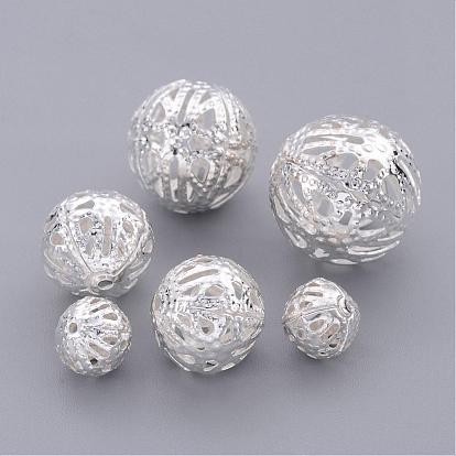 Iron Filigree Beads, Filigree Ball, Round