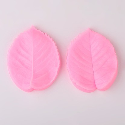 Leaf Design DIY Food Grade Silicone Vein Molds, Fondant Molds, For DIY Cake Decoration, Chocolate, Candy, UV Resin & Epoxy Resin Jewelry Making