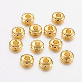 Brass Spacer Beads, Cadmium Free & Lead Free, Rondelle