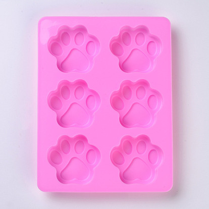 Moldes de silicona de grado alimenticio, moldes de fondant, para decoración de pasteles diy, chocolate, molde de caramelo, pata de perro