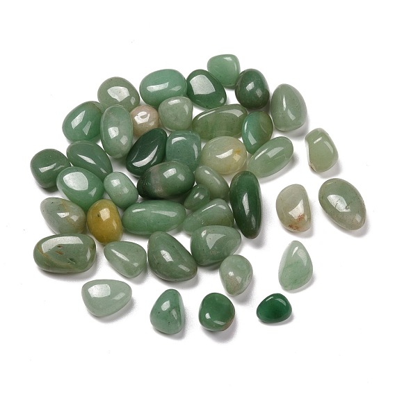 Естественный зеленый бисер авантюрин, без отверстия , самородки, упавший камень, лечебные камни для 7 балансировки чакр, кристаллотерапия, медитация, Рейки, драгоценные камни наполнителя вазы