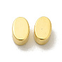 Brass Bead, Cadmium Free & Lead Free, Long-Lasting Plated, Oval