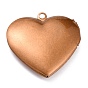 304 inoxydable pendentifs médaillon en acier, pendentifs cadre photo pour colliers, coeur avec fleur