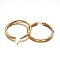Ring 304 Stainless Steel Hoop Earrings