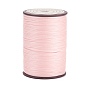 Ficelle de fil de polyester ciré plat, cordon micro macramé, pour la couture de cuir
