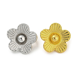 Alloy Charms, Cadmium Free & Lead Free, Flower