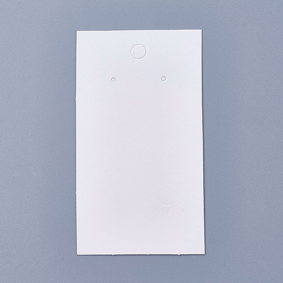 Des cartes d'affichage de papier, utilisé pour boucles d'oreilles, rectangle