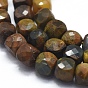 Natural Pietersite Beads  Strands, Gradient Style, Square, Faceted