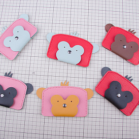 DIY Monkey Clutch Bag Making Kits, Including PU Fabric, Needle and Wire