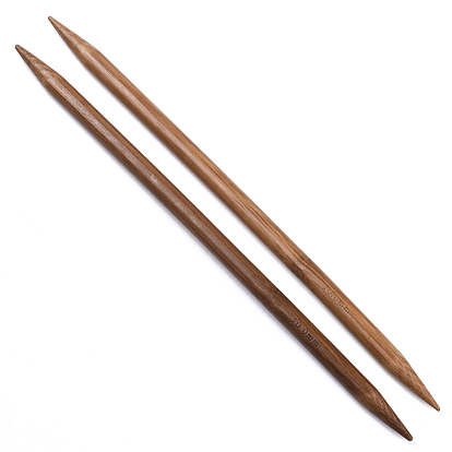 Aiguilles à tricoter à double pointes en bambou (dpns)