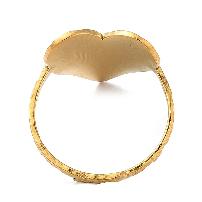 304 палец кольца из нержавеющей стали, кольцо в форме сердца для женщин, золотые