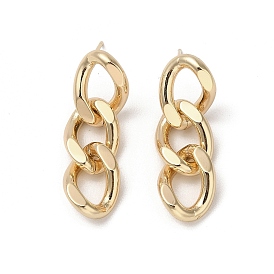 Brass Stud Earrings, Rings