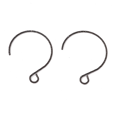 316 Surgical Stainless Steel Earring Hooks, with Horizontal Loops