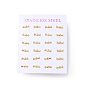 304 Stainless Steel Tiny Candy Stud Earrings with 316 Stainless Steel Pins for Women