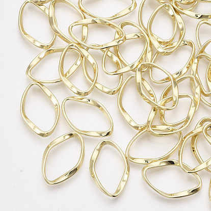 Alloy Linking Rings, Twist Oval