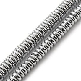 Electroplated Non-magnetic Synthetic Hematite Beads Strands, Disc