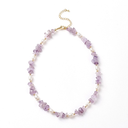 4 pcs 4 ensemble de colliers de perles et de perles de pierres précieuses mélangées naturelles de style pcs pour les femmes
