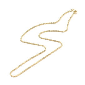 Collier de chaînes de corde en laiton pour les femmes, sans cadmium et sans plomb