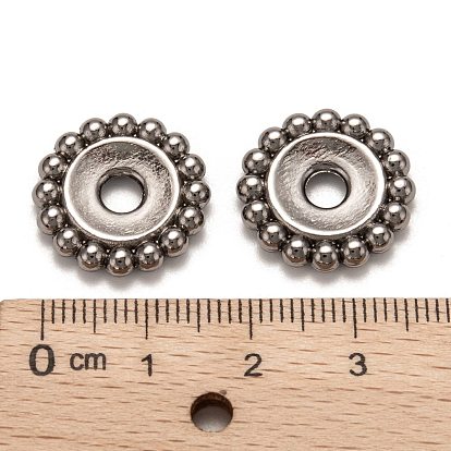 Tibetan Style Alloy Beads, Lead Free and Cadmium Free, Flower