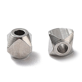 303 Stainless Steel Beads, Cube