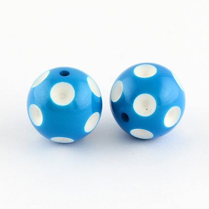 Bubblegum Opaque Acrylic Round Beads