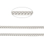 925 Sterling Silver Curb Chains, Unwelded