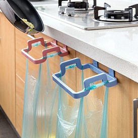 Support de sac poubelle en plastique, support sac sous évier, pour portes d'armoires de cuisine