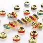 Brass Rhinestone Spacer Beads, Grade AAA, Straight Flange, Nickel Free, Golden Metal Color, Rondelle, 8x3.8mm, Hole: 1.5mm