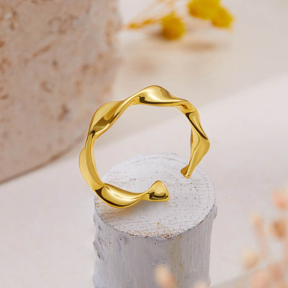 Регулируемые кольца-манжеты shegrace 925 из стерлингового серебра, открытые кольца, скрученный