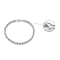 925 Sterling Silver Round Ball Chain Bracelets, with S925 Stamp