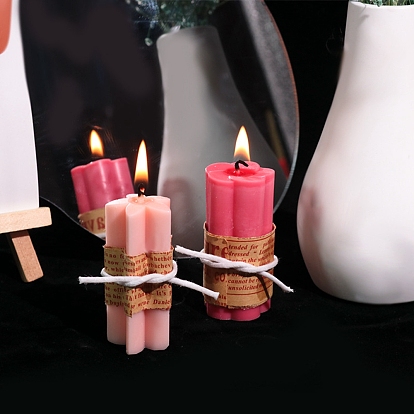 Moules à bougies en silicone, pilier sakura/fleur de prunier, bricolage, pour la fabrication de bougies parfumées aux fleurs
