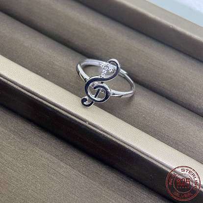 Sterling Sliver Rings, Music Note