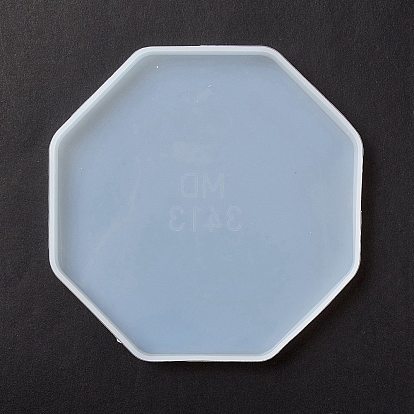 Diy восьмиугольная чашка коврик силиконовые формы, формы для литья смолы, для уф-смолы, изготовление изделий из эпоксидной смолы