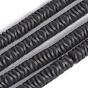 Non-magnetic Synthetic Hematite Beads Strands, Frosted, Faceted