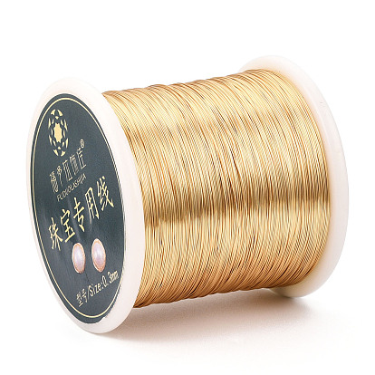 Copper Jewelry Wire, Real 14K Gold Plated, Lead Free & Nickel Free & Cadmium Free, with Spool